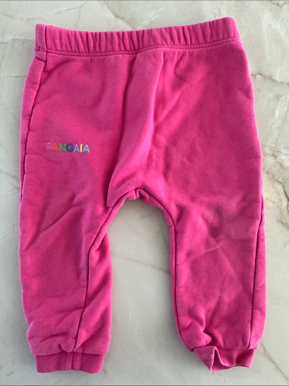 Pangaia Kids Hot Pink Fleece Joggers